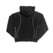 Chasin worldwide reflective zip up hoodie - HOODIE