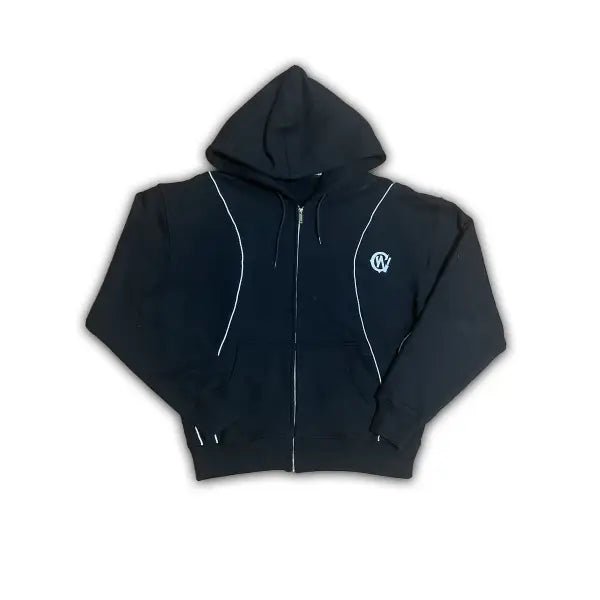 Chasin worldwide reflective zip up hoodie - HOODIE