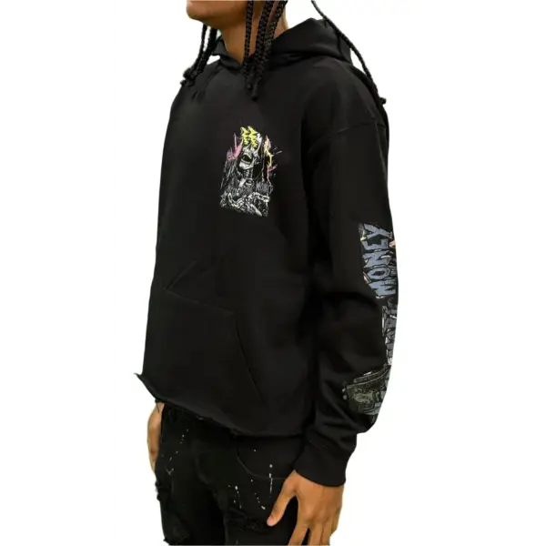 Chasin worldwide skull money hoodie - HOODIE