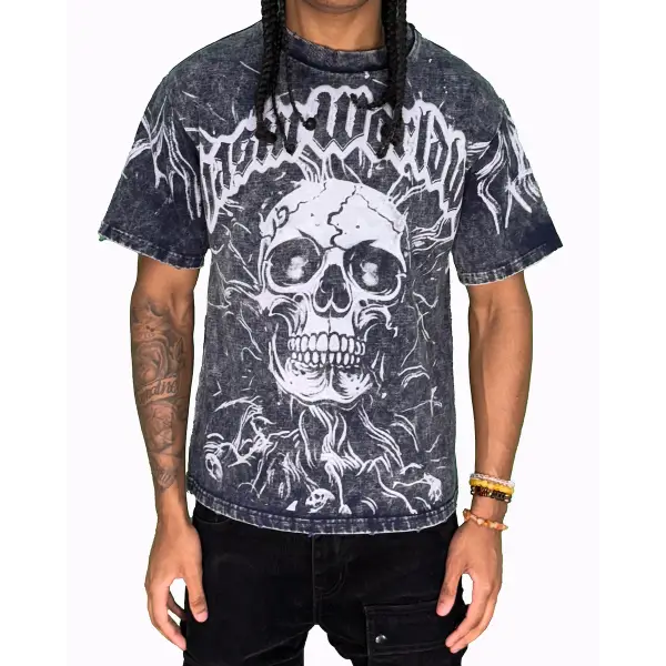 Chasin Worldwide skull t-shirt - T-SHIRT