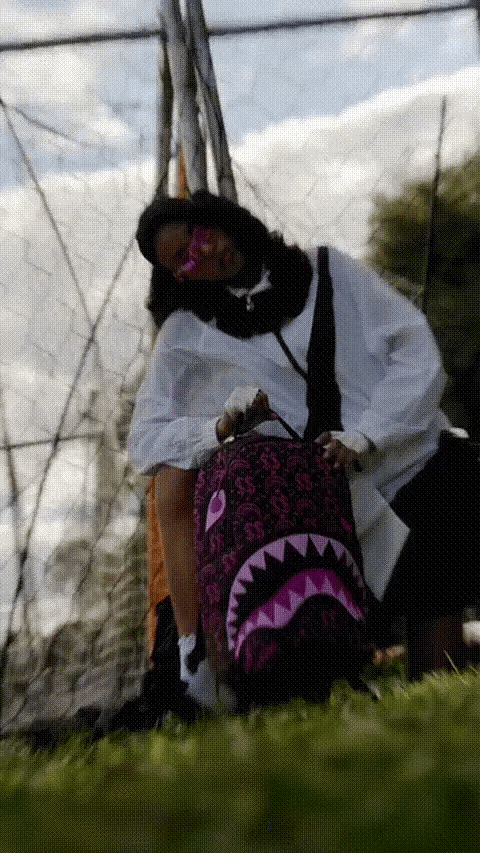 Sprayground money maker shark paper backpack by SPRAYGROUND