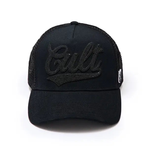 Cult crystal paisley shimuchan logo trucker hat - OSFA / BLACK - HATS