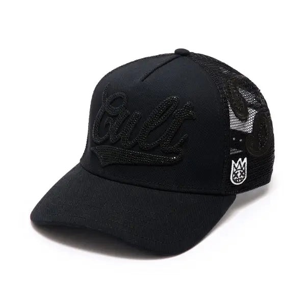 Cult crystal paisley shimuchan logo trucker hat - OSFA / BLACK - HATS