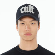 Cult crystal script logo hat - OSFA / BLACK - HATS