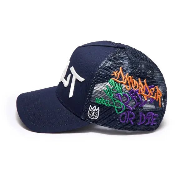 Cult graffiti mesh trucker hat by CULT OF INDIVIDUALITY