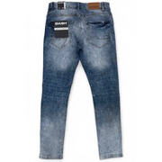 Dash rip and repair aged wash denim - DENIM