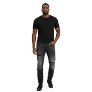 Dash rip and repair denim - 30W/32L / BLACK - DENIM