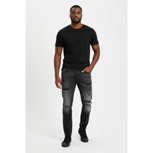 Dash rip and repair denim - DENIM