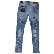 Dash ripped backing denim - DENIM