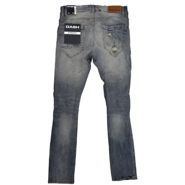 Dash ripped backing denim - DENIM