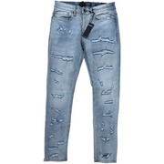 Dash ripped stitch slim fit denim - DENIM