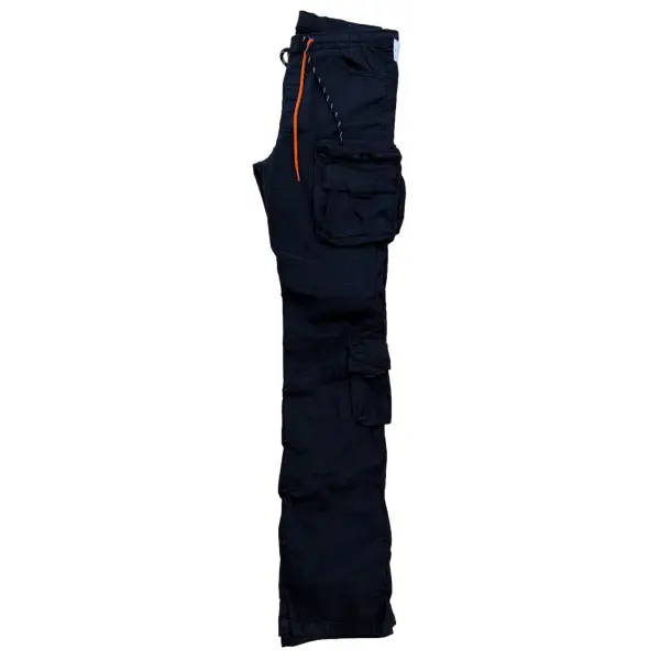 Dash stacked black cargo pant PANTS