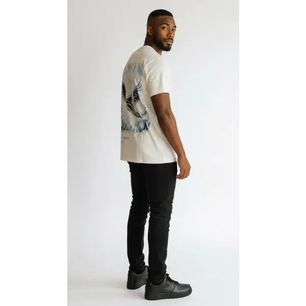 Denim city always rhinestone t-shirt - T-SHIRT