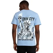 Denim city liberty and justice t-shirt - T-SHIRT