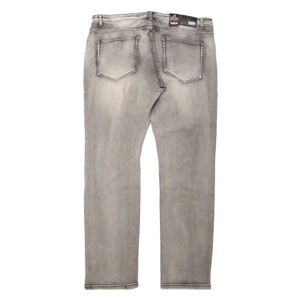 Denim city slit knee ripped denim - DENIM