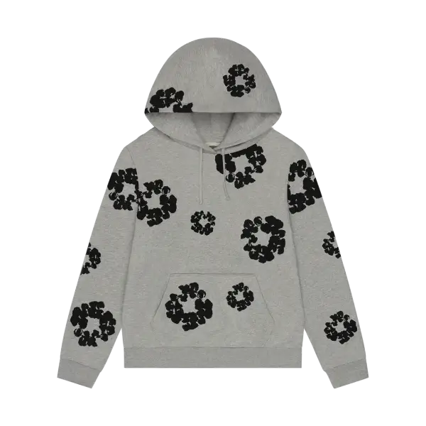 Denim tears the cotton wreath hoodie - LARGE / H.GRY - HOODIE