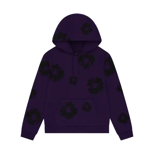 Denim Tears The Cotton Wreath hoodie - MEDIUM / PURPLE - HOODIE