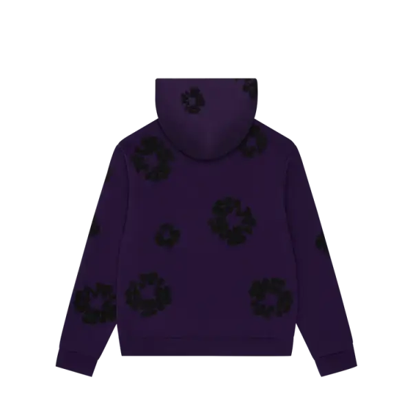 Denim Tears The Cotton Wreath hoodie - MEDIUM / PURPLE - HOODIE