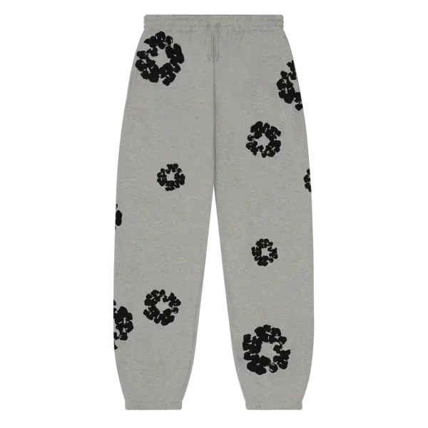 Denim tears the cotton wreath sweatpants - LARGE / H.GRY - SWEAT PANT