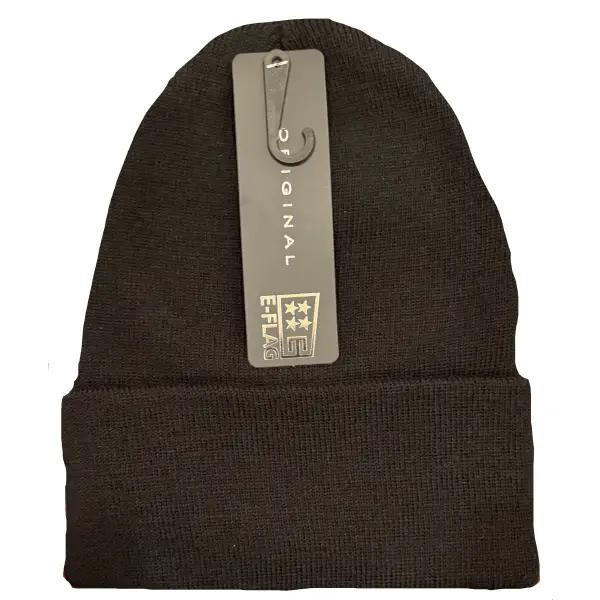 E-flag original beanie - OSFA / BLACK - ACCESSORIES