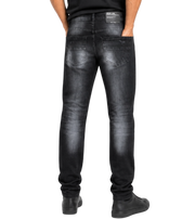 M.society slim straight fit rip and repair denim by M.SOCIETY
