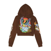 Ed Hardy phoenix zip front hoodie - HOODIE