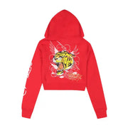 Ed Hardy tiger mountain zip front hoodie - HOODIE