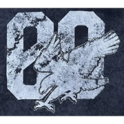 Elite premium denim blackwash rhinestone noble hoodie - HOODIE