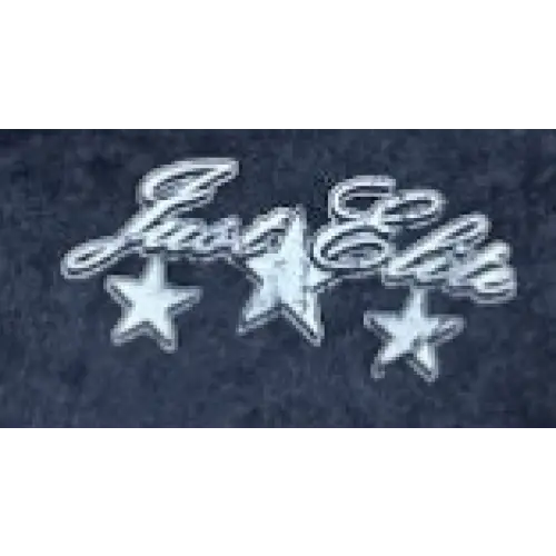 Elite premium denim blackwash rhinestone noble hoodie - HOODIE