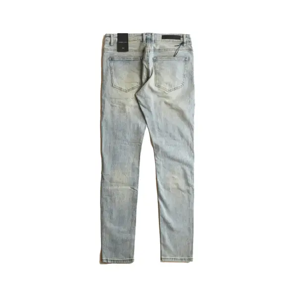 Embellish carve rip & repair denim - DENIM