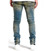 Embellish fash biker denim - DENIM