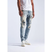 Embellish fb9 rip & repair denim - DENIM