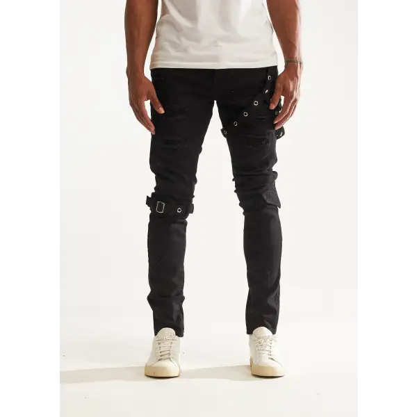 Embellish topi denim - DENIM