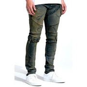 Embellish topi denim - DENIM