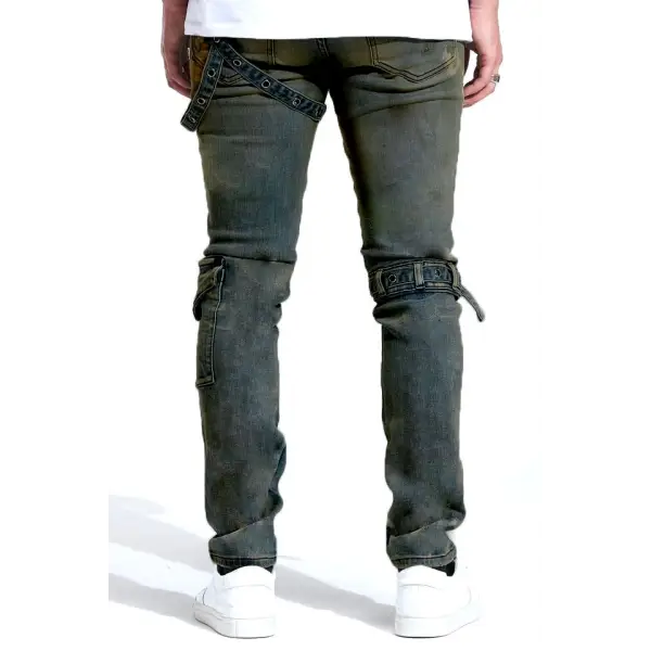 Embellish topi denim - DENIM