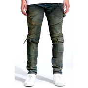 Embellish topi denim - DENIM