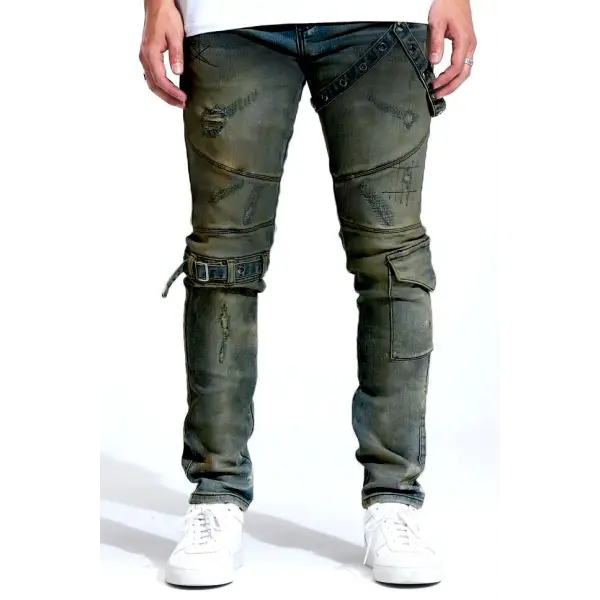 Embellish topi denim - DENIM