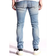 Embellish worrel rip & repair denim - DENIM