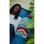 Sprayground Lucky Pack Backpack - Sprayground embellished fleece monster dlxsr backpack by SPRAYGROUND