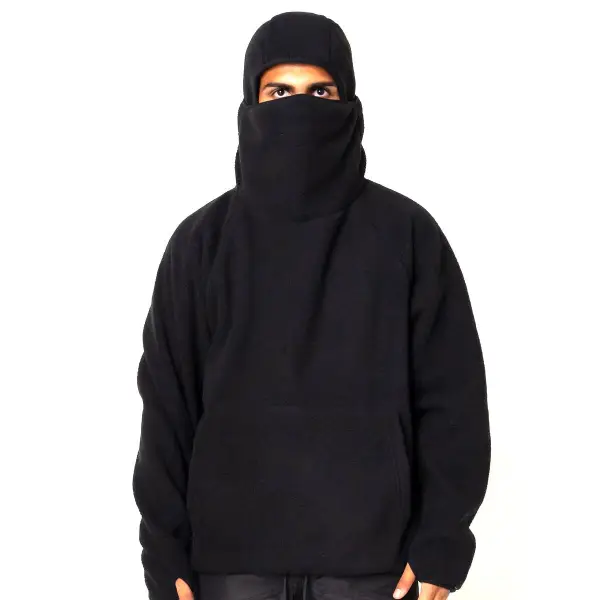 eptm balaclava sherpa hoodie - HOODIE