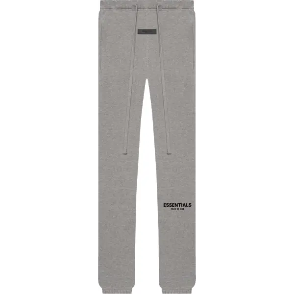 Essentials fear of god suede logo sweatpant (DK Oat) - SWEAT PANT