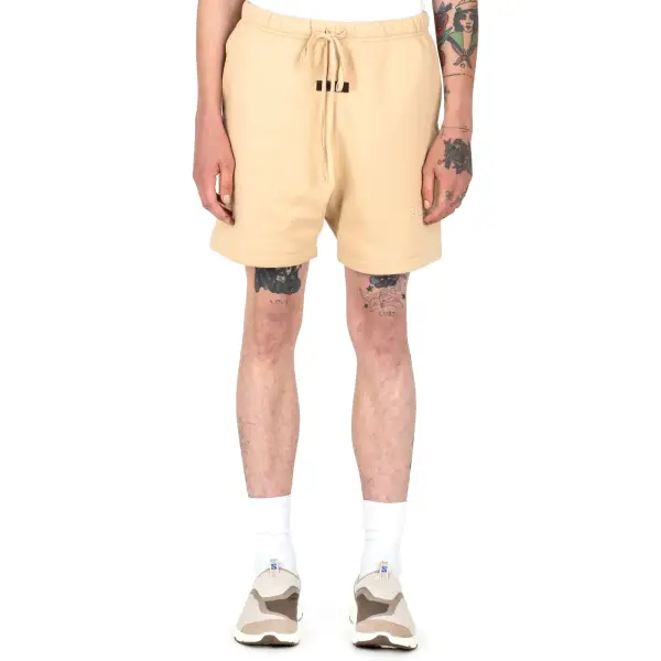 Essentials logo-appliquéd drawstring shorts - SHORTS