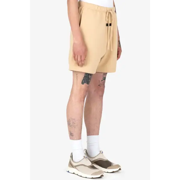 Essentials logo-appliquéd drawstring shorts - SHORTS