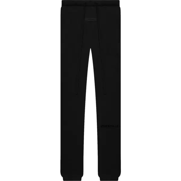 Essentials suede logo sweatpant (Stretch Limo) - SWEAT PANT