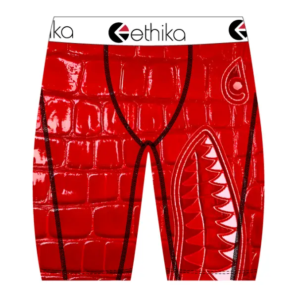 Ethika gator bites boxer - SMALL / RED - BOXER