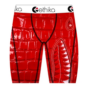Ethika gator bites boxer - SMALL / RED - BOXER