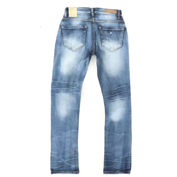 Evolution Contrast Ripped Denim – The Perfect Blend of Fashion & Attitude - DENIM