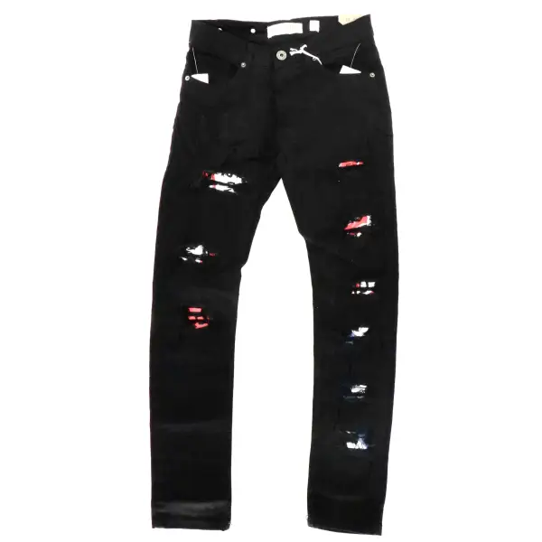 Evolution scribble denim - 36W/32L / BLACK - DENIM