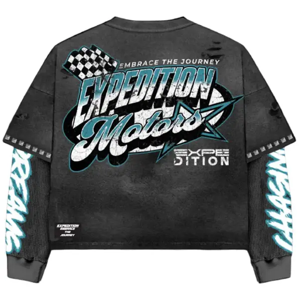 Expedition motor layered longsleeve t-shirt - T-SHIRT
