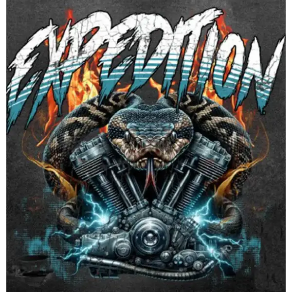 Expedition motor layered longsleeve t-shirt - T-SHIRT